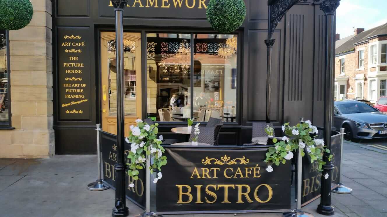 Homemade food at the Art Cafe