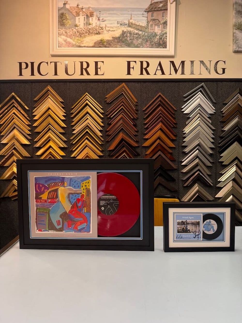 Bespoke picture framing at Frameworks, Blyth