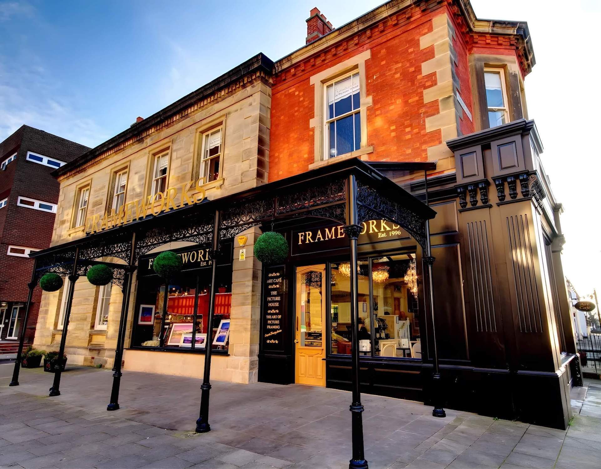 Frameworks shop front, Blyth